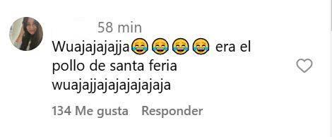 Instagram - Comentario en publicación de Pollo Castillo