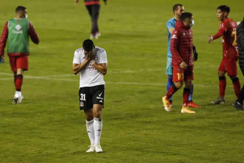 Nicolás Garrido debutó en Colo Colo el 2021, en aquel polémico duelo ante Ñublense - Créditos: Photosport