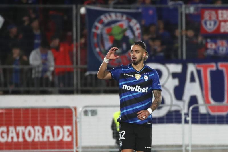 Thiago Vecino le anotó a la U en septiembre - Créditos: Photosport.