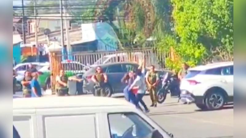 Carabineros reduce a sujeto armado que intentó agredirlos en Rancagua