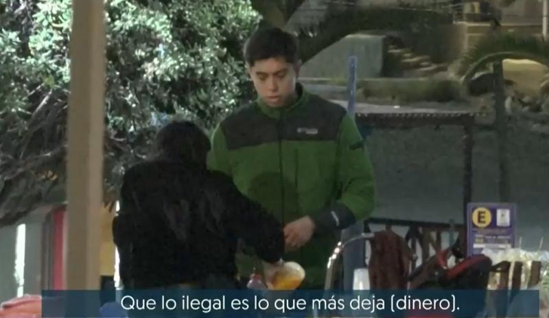 T13 - La reacción del "veraneante" con 159 detenciones al ser arrestado nuevamente en Cartagena: "Soy mechero, es mi pega"