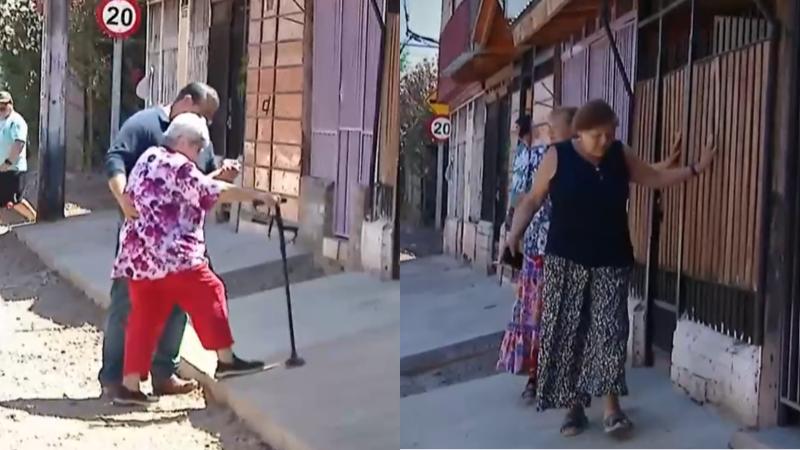 T13 - Vecinos de Cerro Navia denuncian que Serviu pavimentó veredas inclinadas