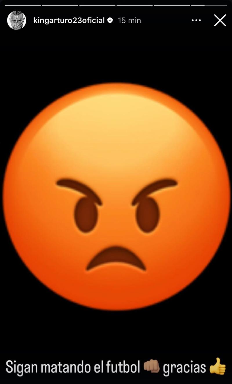 Arturo Vidal compartió este mensaje en redes sociales - Créditos: Captura