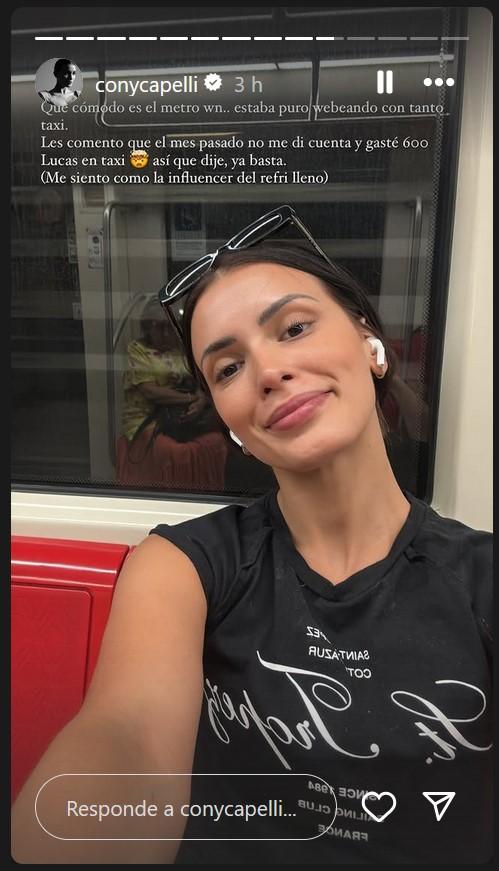 Instagram - Cony Capelli revela que gastó 600 mil pesos en taxi en un solo mes: "Estaba puro..."