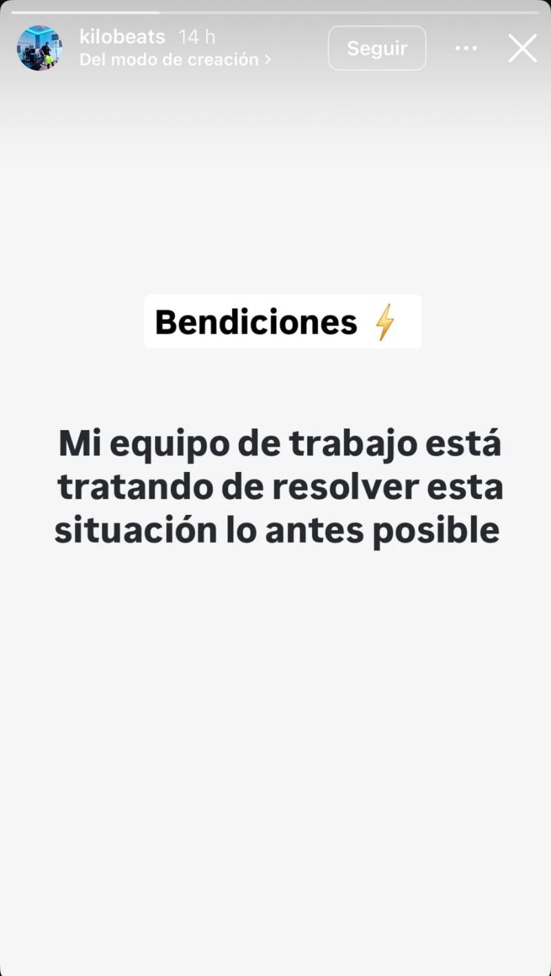 Instagram - Kilobeats le reclama a King Savagge la canción 'A 200'