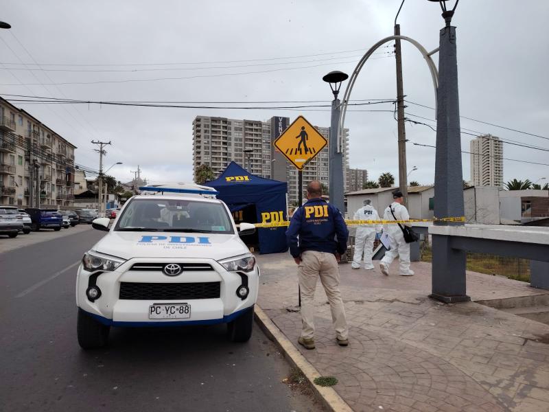 Hombre es asesinado a puñaladas y en pleno centro de Coquimbo | Cedida por PDI