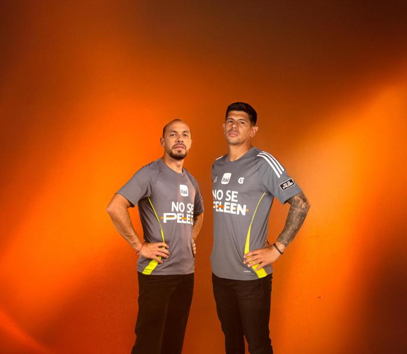 Esteban Pavez y Marcelo Díaz rostros de importante campaña antiviolencia - Créditos: ITAÚ