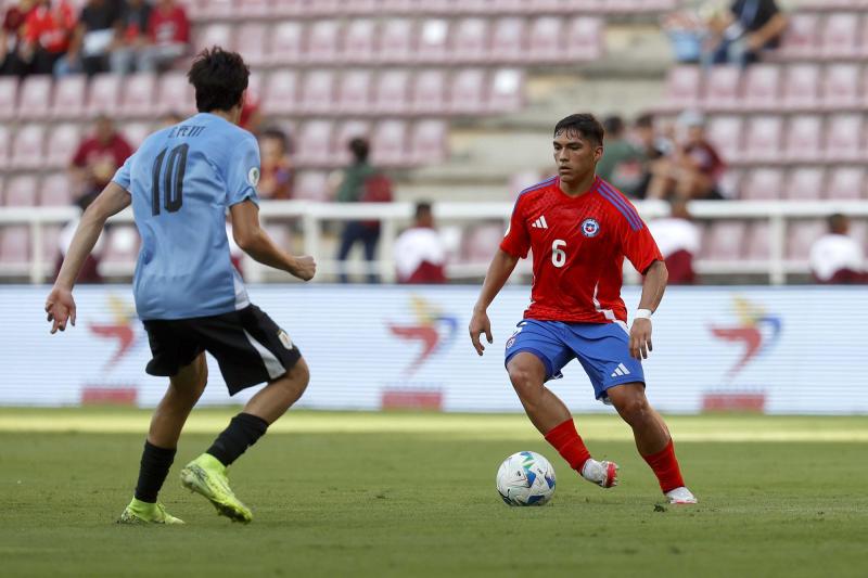 Chile cayó frente a Uruguay en el Sudamericano Sub 20 - Créditos: Comunicaciones FFCh
