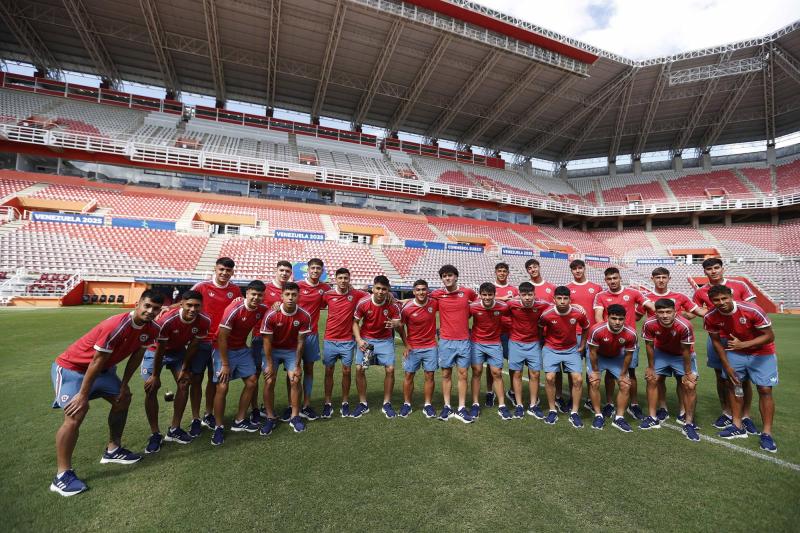 La Roja juvenil se prepara para su debut en el Sudamericano Sub 20 - Créditos: Carlos Parra / FFCH