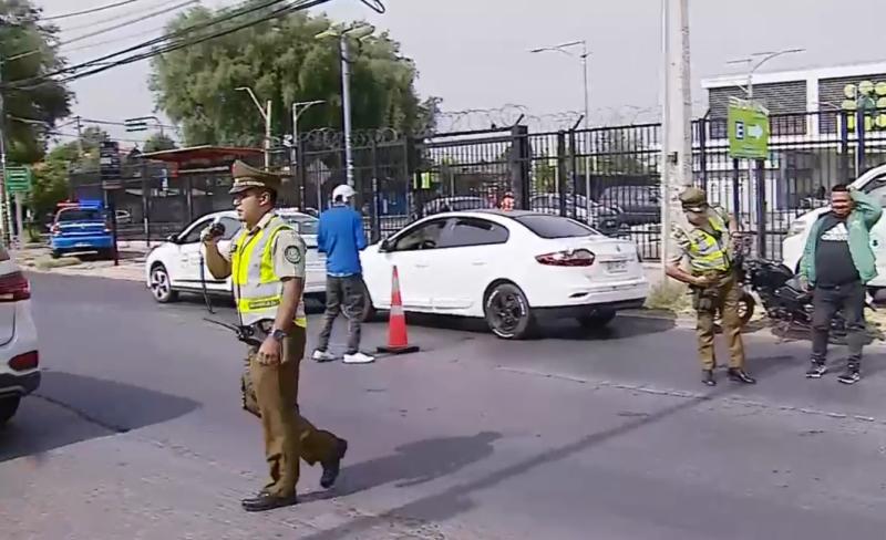 Canal 13 - Disparos en fiscalización en Quilicura