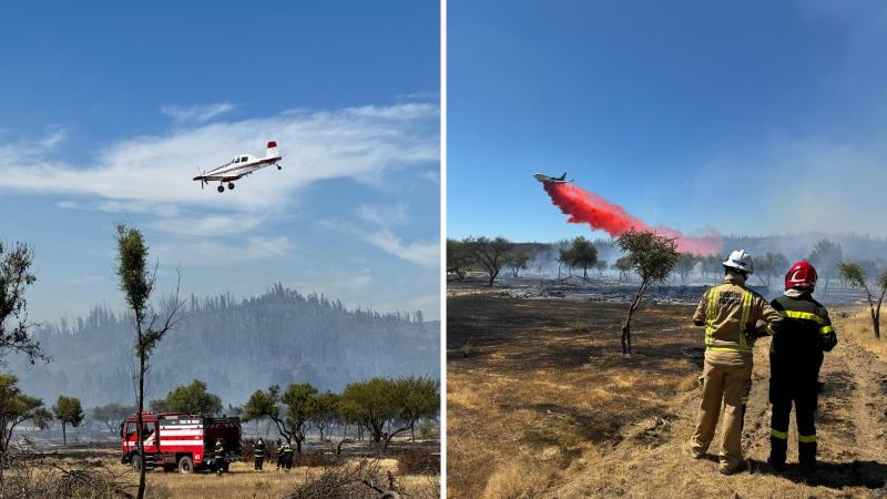 T13 - Incendio forestal en Valparaíso