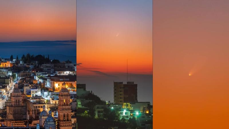Cometa fue visible en México el pasado 5 de enero
