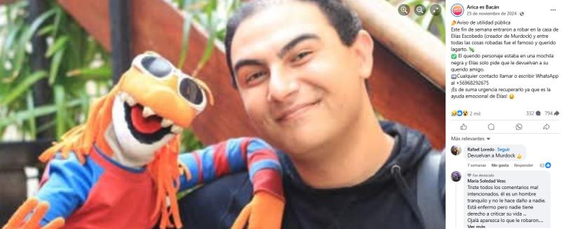 Robo de lagarto Murdock