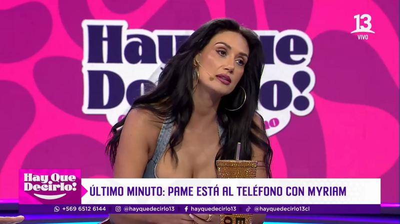 Canal 13 - Pamela Díaz habla de Myriam Hernández