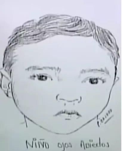 Redes sociales - El retrato del menor asesinado hace más de 25 años en México