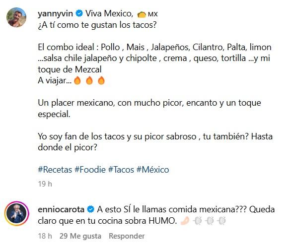 Respuesta a reel de Yann Yvin