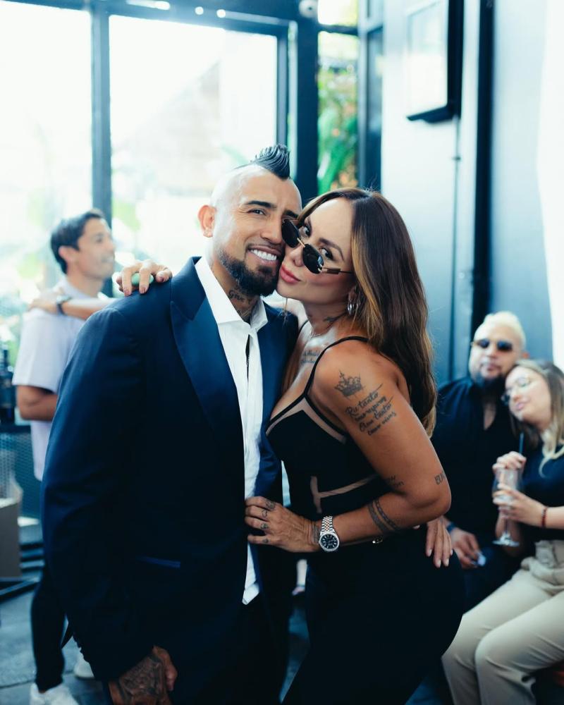 Arturo Vidal junto a Sonia Isaza podrían llegar a la Gala de Viña - Créditos: Instagram