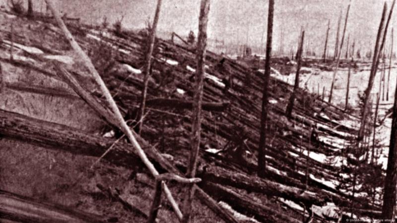 El histórico evento de Tunguska devastó la Siberia de 1908 con la explosión de un asteroide a 5-10 km de altura, estableciendo un precedente del poder destructivo que podría tener el 2024 YR4. - United Archives/picture alliance vía DW