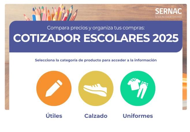 Cotizador Escolares de Sernac