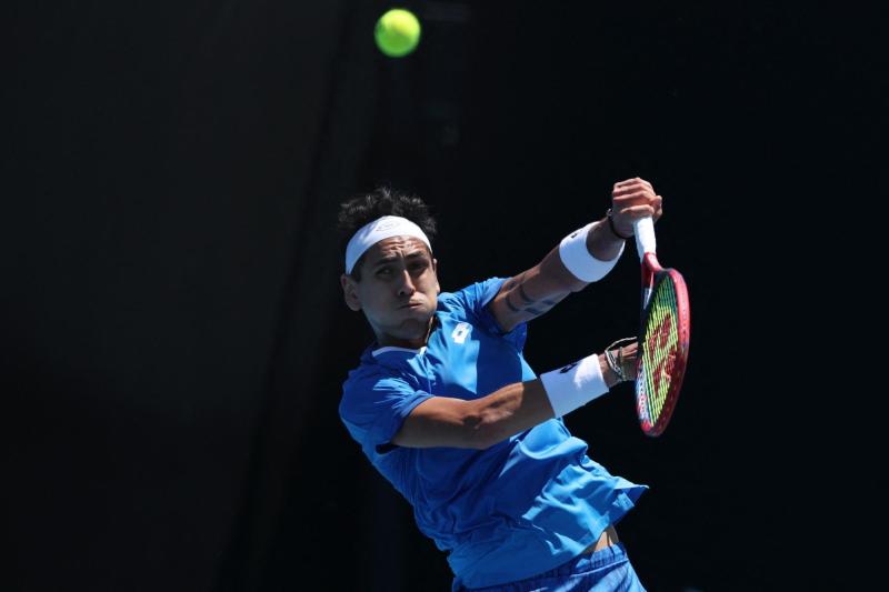 Alejandro Tabilo no pudo con el taiwanés Tseng y suma otro debut y despedida - Créditos: AFP