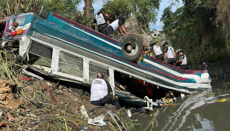 Accidente en Guatemala - AFP