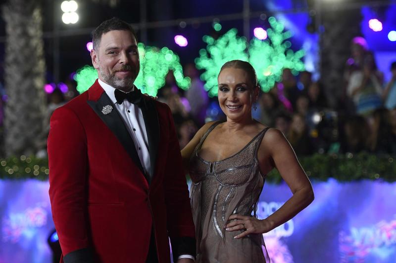 Karen Doggenweiler en la Gala de Viña 2023 con un diseño de Rubén Campos - Agencia Uno