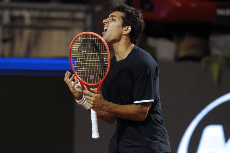 Cristian Garin superó la primera ronda del Chile Open - Créditos: Agencia Uno