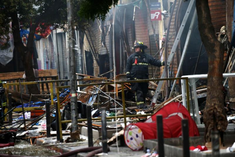 Aton - Daños tras incendio en barrio Meiggs (Archivo)