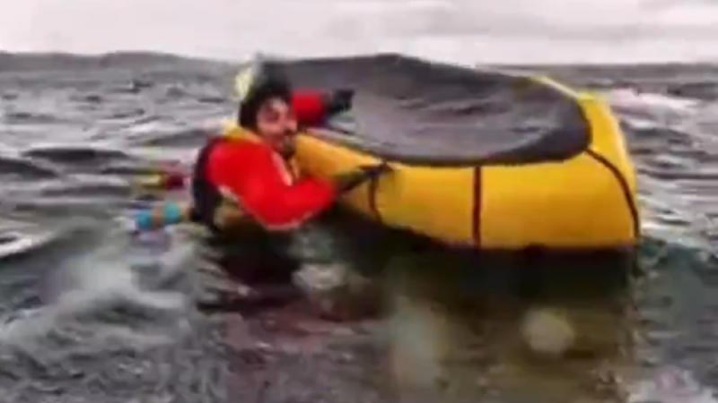 Canal 13 - Adrián Simancas, joven "tragado" por ballena