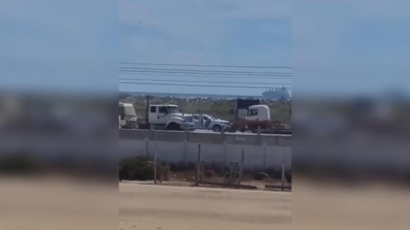 T13 - Camionero es abatido por marinos en San Antonio
