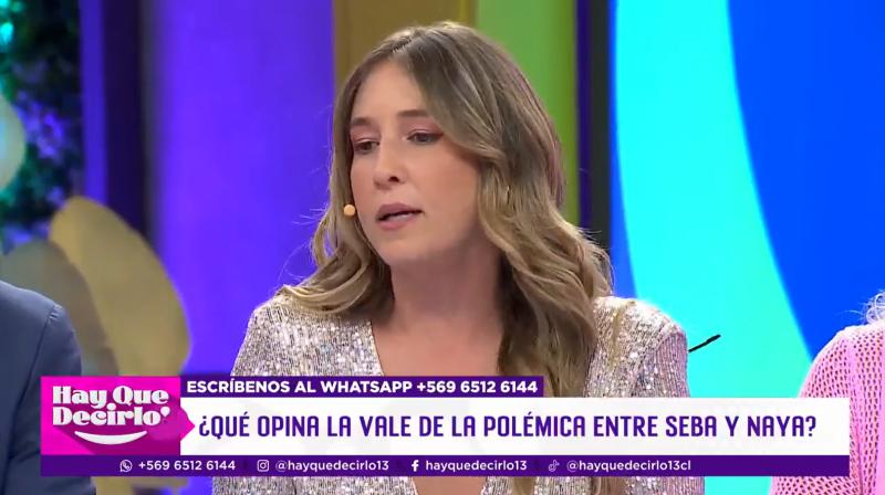 Canal 13 - Vale Saini habla de la baja de Sebastián Ramírez de la gala de Naya Fácil