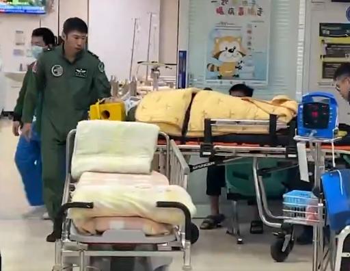 El registro de cómo sobrevivió el piloto de un avión que se estrelló en Taiwán - X @Focus_Taiwan