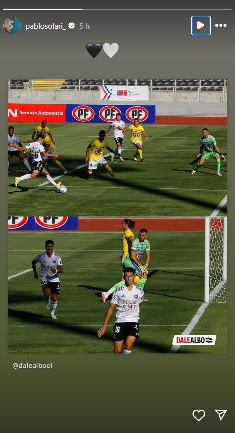 Pablo Solari recuerda crucial gol con Colo Colo - Créditos: @pablosolari_