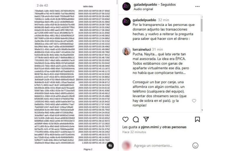 Tras suspender la "Gala del Pueblo": Naya Fácil asegura que devolverá donaciones a quienes lo soliciten