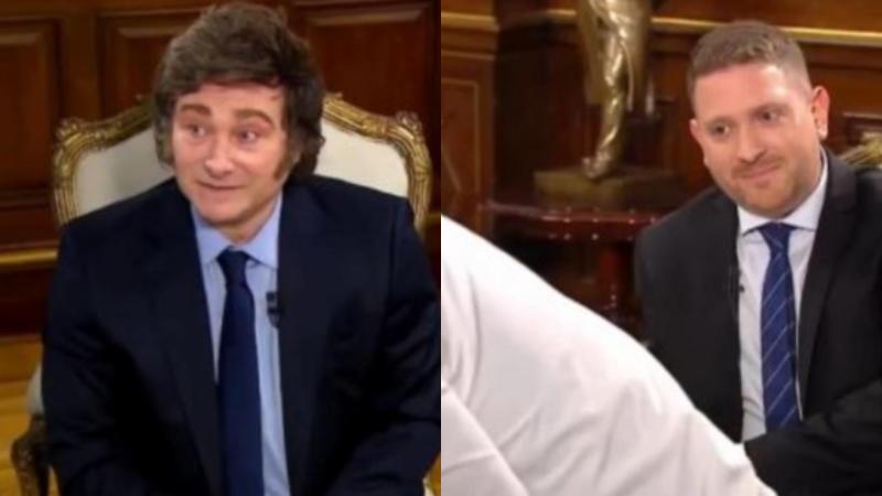 T13 - Periodista que entrevistó a Javier Milei rompe el silencio: "Me faltó firmeza para mandarlos a la..."