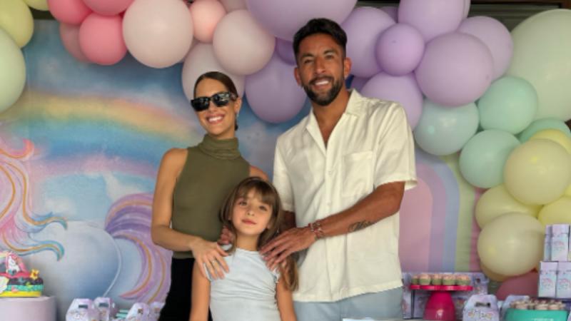 Gala Caldirola y Mauricio Isla celebraron el cumpleaños de su hija - Instagram