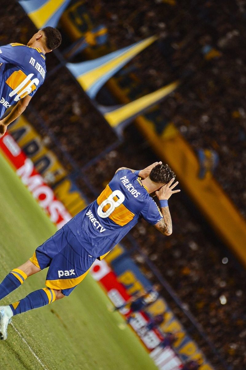 Carlos Palacios celebró como Juan Román Riquelme - Créditos: Boca Juniors