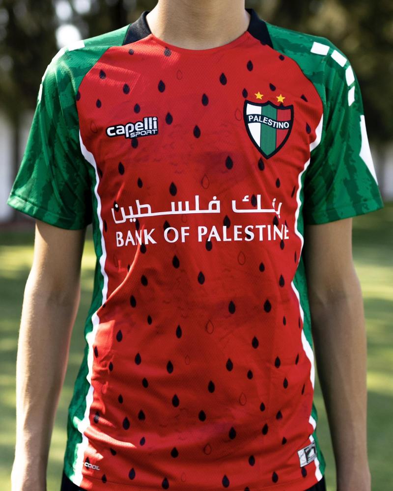La nueva camiseta del Tino Tino - Créditos: Palestino