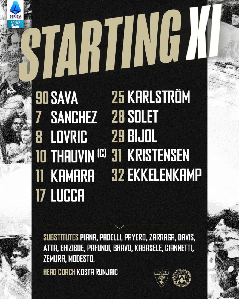 Alexis Sánchez vuelve a la titularidad - Créditos: Udinese