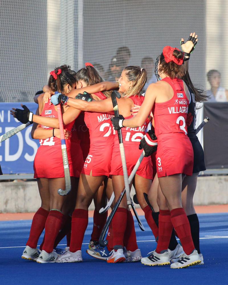 Las Diablas golearon a Canadá - Créditos: Team Chile