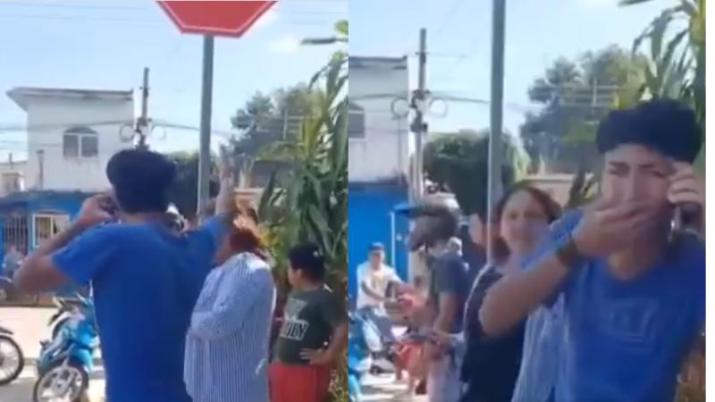 X - Joven noquea a su madre con un golpe luego de que esta lo retara por haber chocado en moto