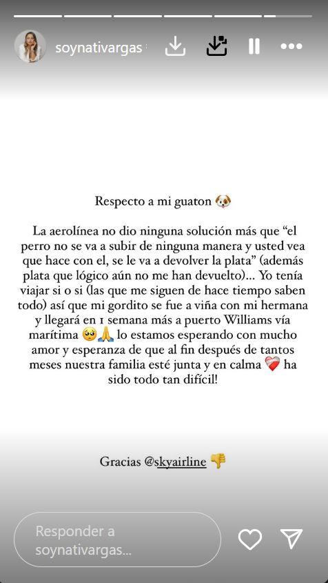 Captura - Influencer denunció que la obligaron a abandonar a su perro