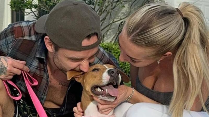 Liam Payne y Kate Cassidy junto a Nala - redes sociales