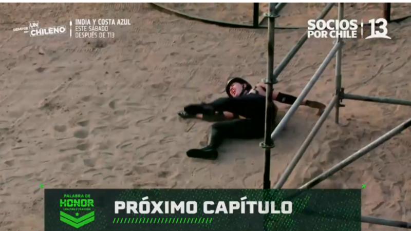 Natu Urtubias sufre fuerte caída en Palabra de Honor