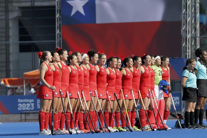 Las Diablas se quedaron con la medalla de bronce en los Juegos Panamericanos de Santiago 2023 - Créditos: Photosport