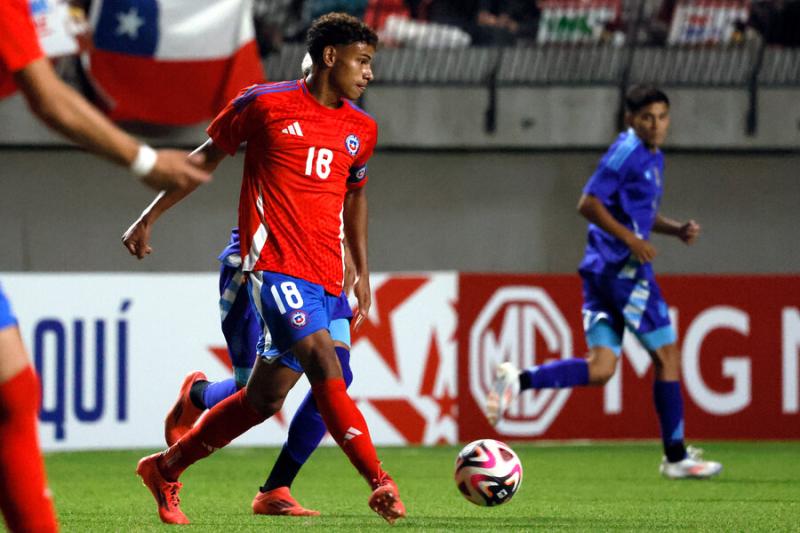 La arenga de Juan Francisco Rossel en Chile Sub-20 - Créditos: Photosport