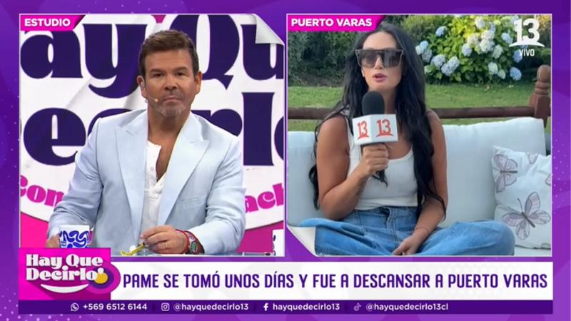 Hay que Decirlo - Pamela Díaz se toma un descanso luego de sufrir parálisis facial en vivo