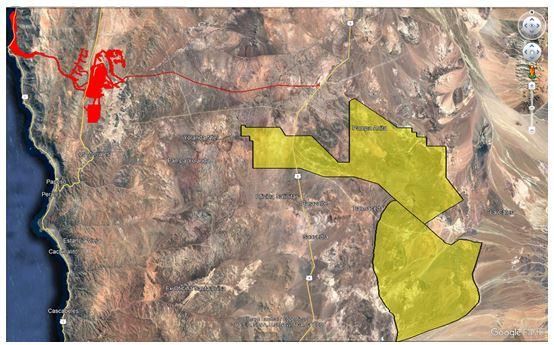 Proyecto INNA (rojo) - Observatorios (amarillo) - MMA