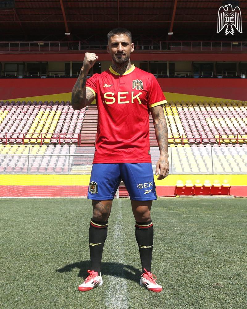 Ignacio Jeraldino fue presentado como refuerzo de Unión Española - Créditos: Prensa Club