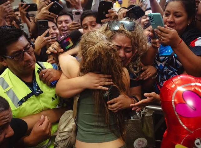 Shakira llegando a Lima - Instagram